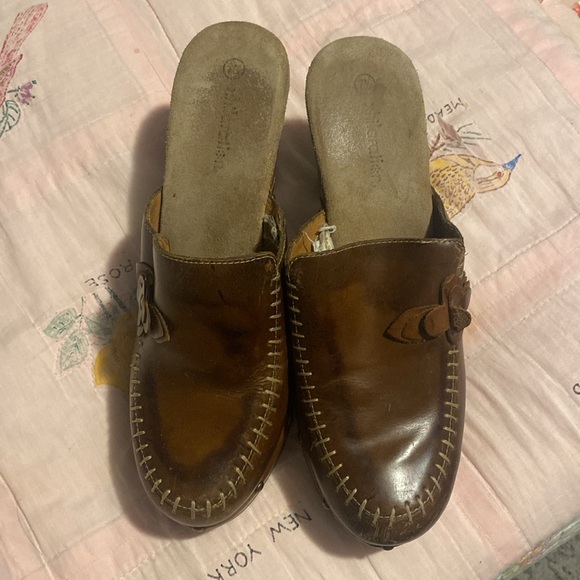 True Vintage Brown Clogs Size 7 1/2 - Picture 4 of 4